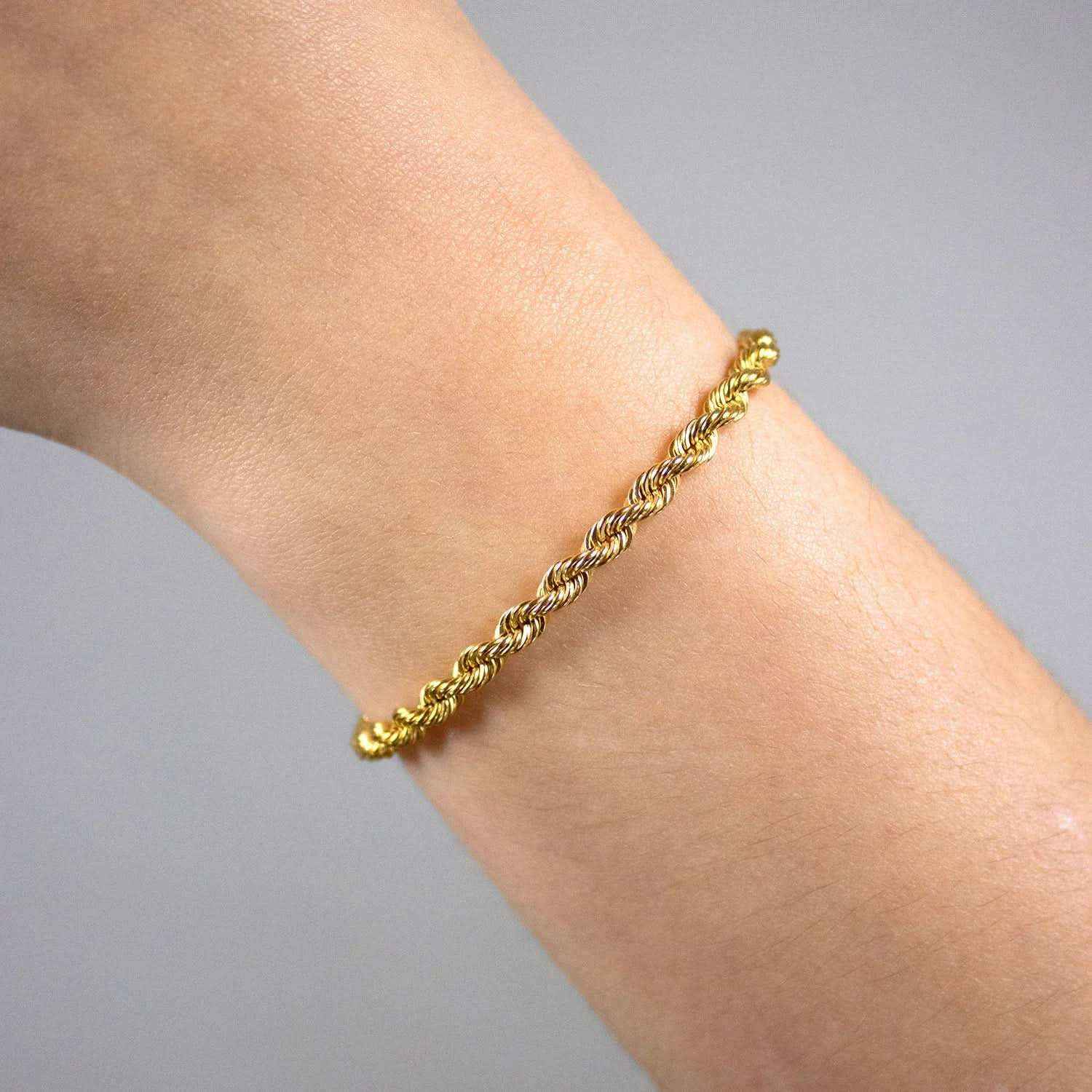 Goldkette Kordelkette hohl Halskette Breite 3,3 mm - 585-14 Karat Gold - Firma Holzenplotz - Silberketten-Goldketten.de 