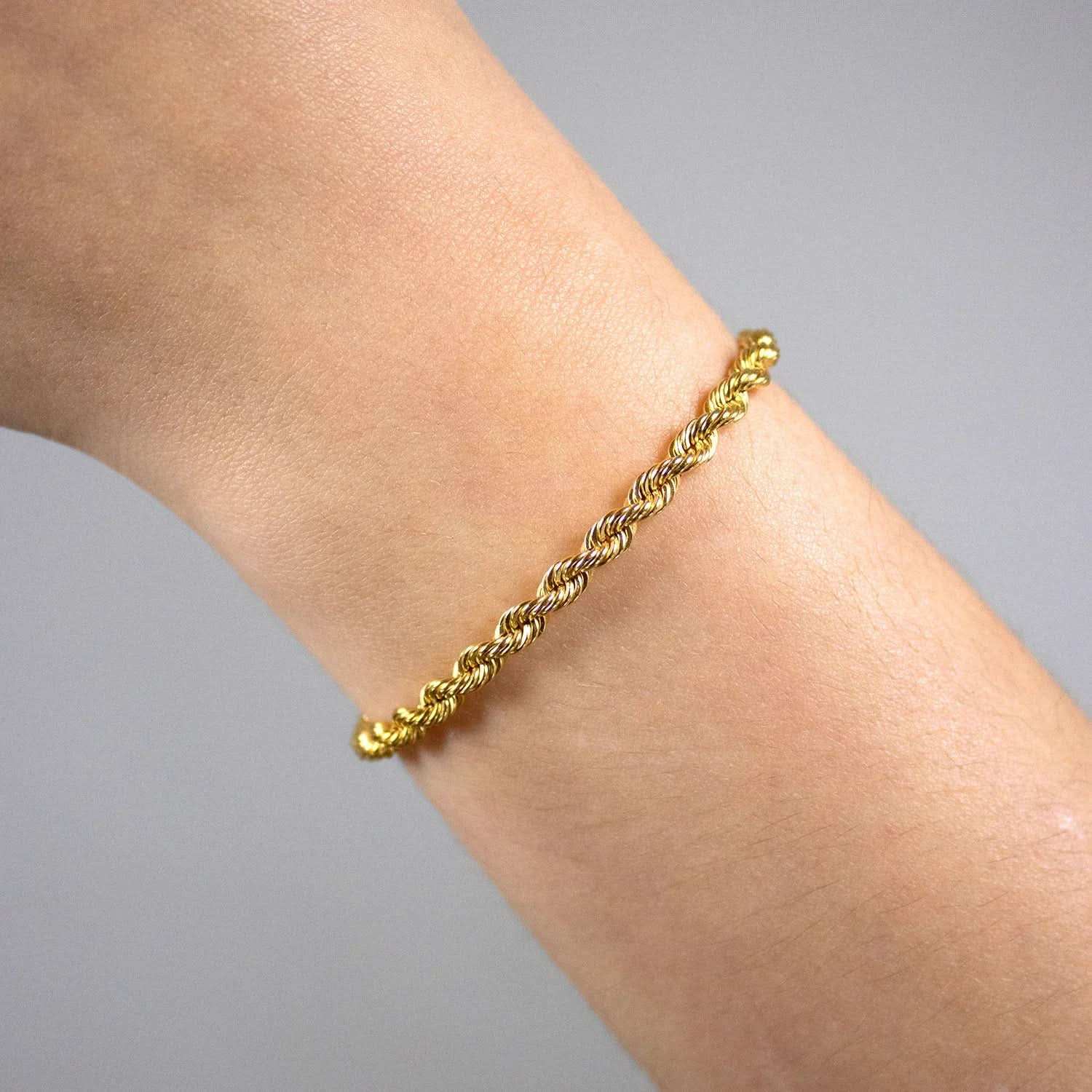 Goldkette Kordelkette hohl Halskette Breite 4,5 mm - 585 - 14 Karat Gold - Firma Holzenplotz - Silberketten - Goldketten.de