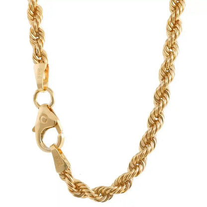 2,7 mm 19 cm 585 - 14 Karat Gold Armkette Kordelkette massiv Gold hochwertige Goldkette 2,2 g