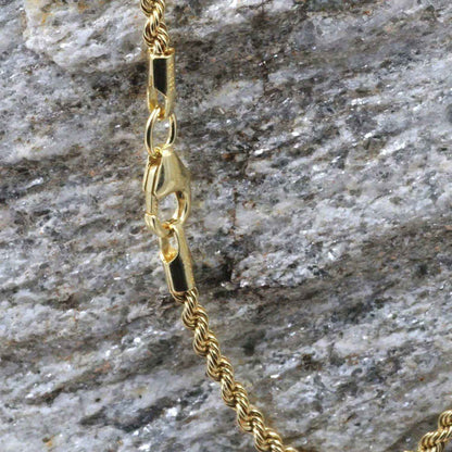 Goldkette Kordelkette Länge 50cm - Breite 2,1mm - 585-14 Karat Gold - Firma Holzenplotz - Silberketten-Goldketten.de 