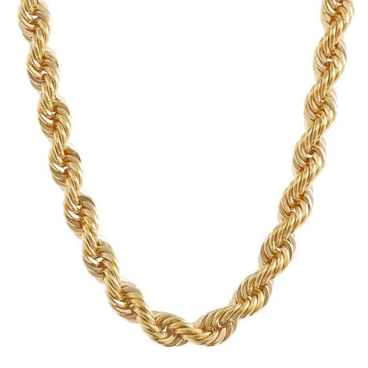 Goldkette Kordelkette Länge 50cm - Breite 3,2mm - 585-14 Karat Gold