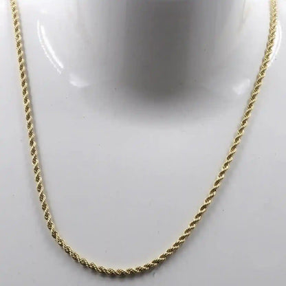 Goldkette Kordelkette Länge 60cm - Breite 2,1mm - 585-14 Karat Gold - Firma Holzenplotz - Silberketten-Goldketten.de 