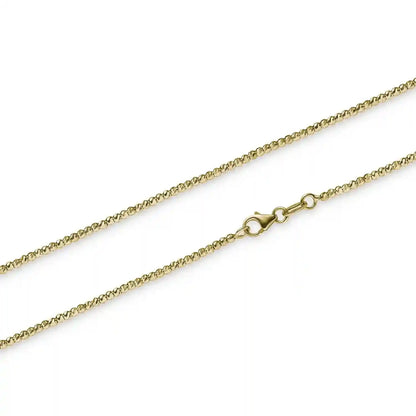 Goldkette Kugelkette diamantiert Breite 1,8mm massiv 585-14 Karat Gold - Firma Holzenplotz - Silberketten-Goldketten.de 