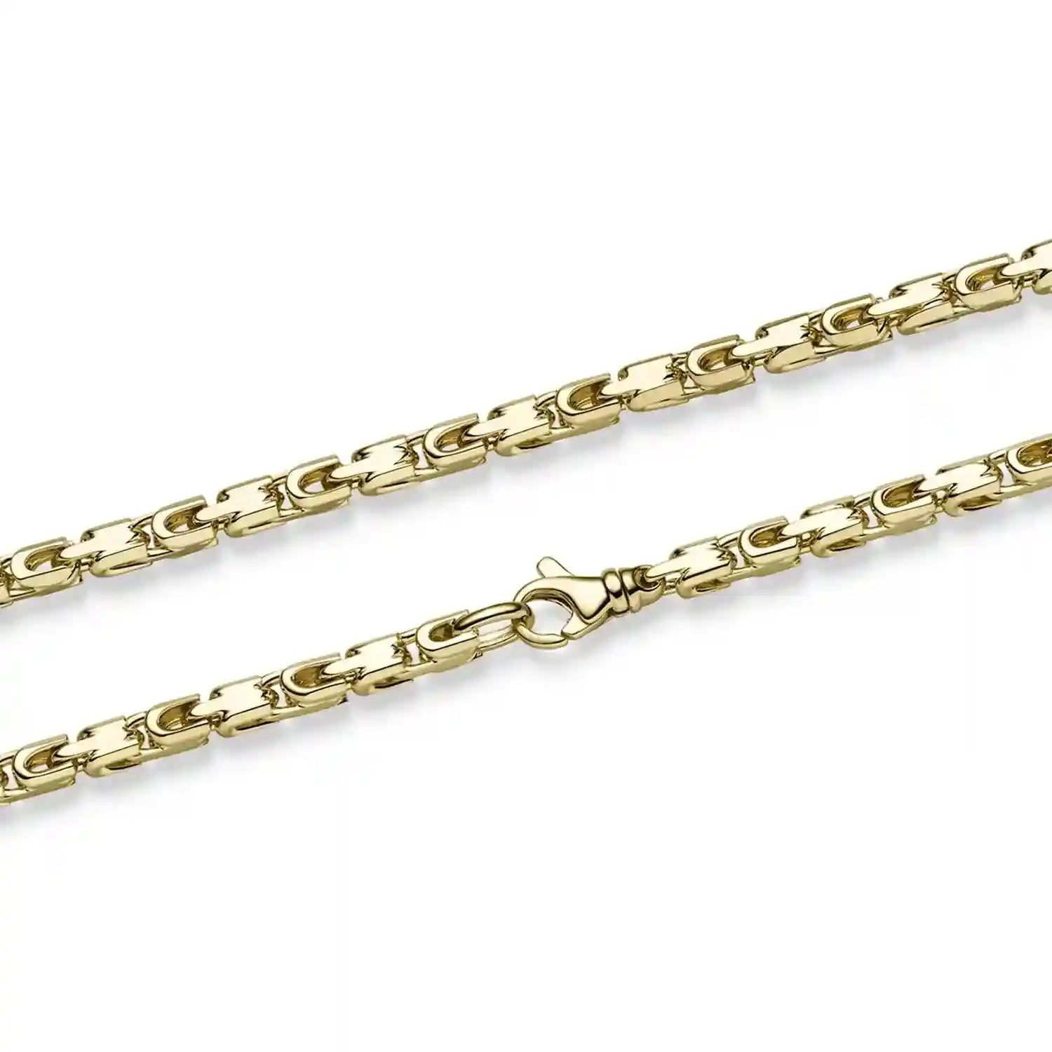 Goldkette Monte Carlo Halskette Breite 4,5 mm massiv 585-14 Karat Gold - Firma Holzenplotz - Silberketten-Goldketten.de 