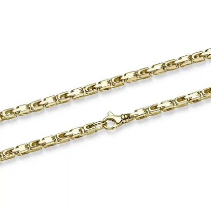Goldkette Monte Carlo Halskette Breite 4,5 mm massiv 585-14 Karat Gold - Firma Holzenplotz - Silberketten-Goldketten.de 
