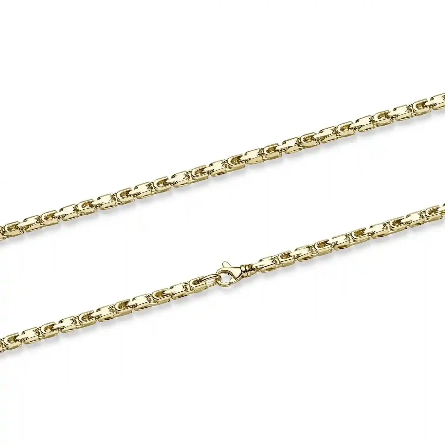 Goldkette Monte Carlo Halskette Breite 4,5 mm massiv 585-14 Karat Gold - Firma Holzenplotz - Silberketten-Goldketten.de 