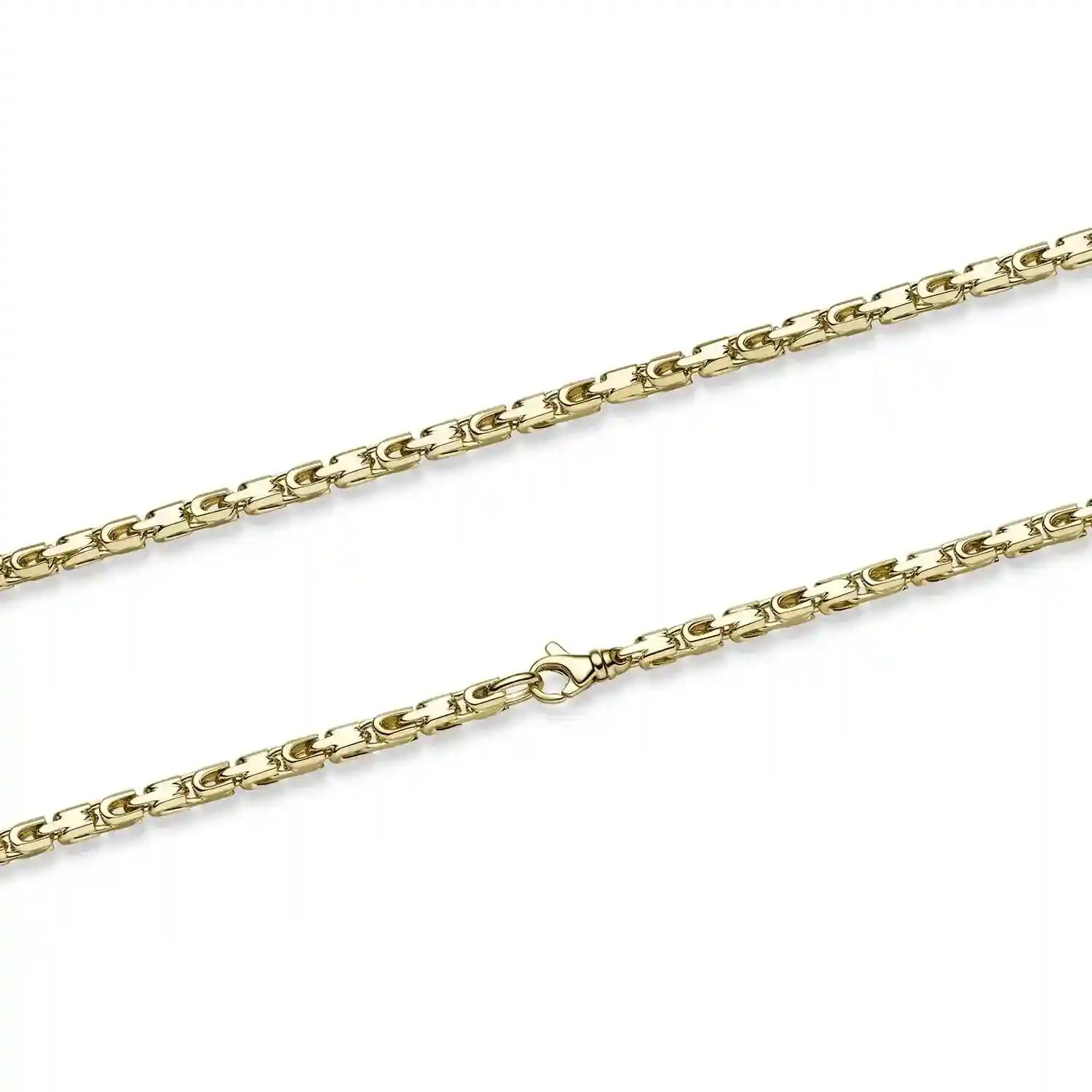 Goldkette Monte Carlo Halskette Breite 4,5 mm massiv 585-14 Karat Gold - Firma Holzenplotz - Silberketten-Goldketten.de 