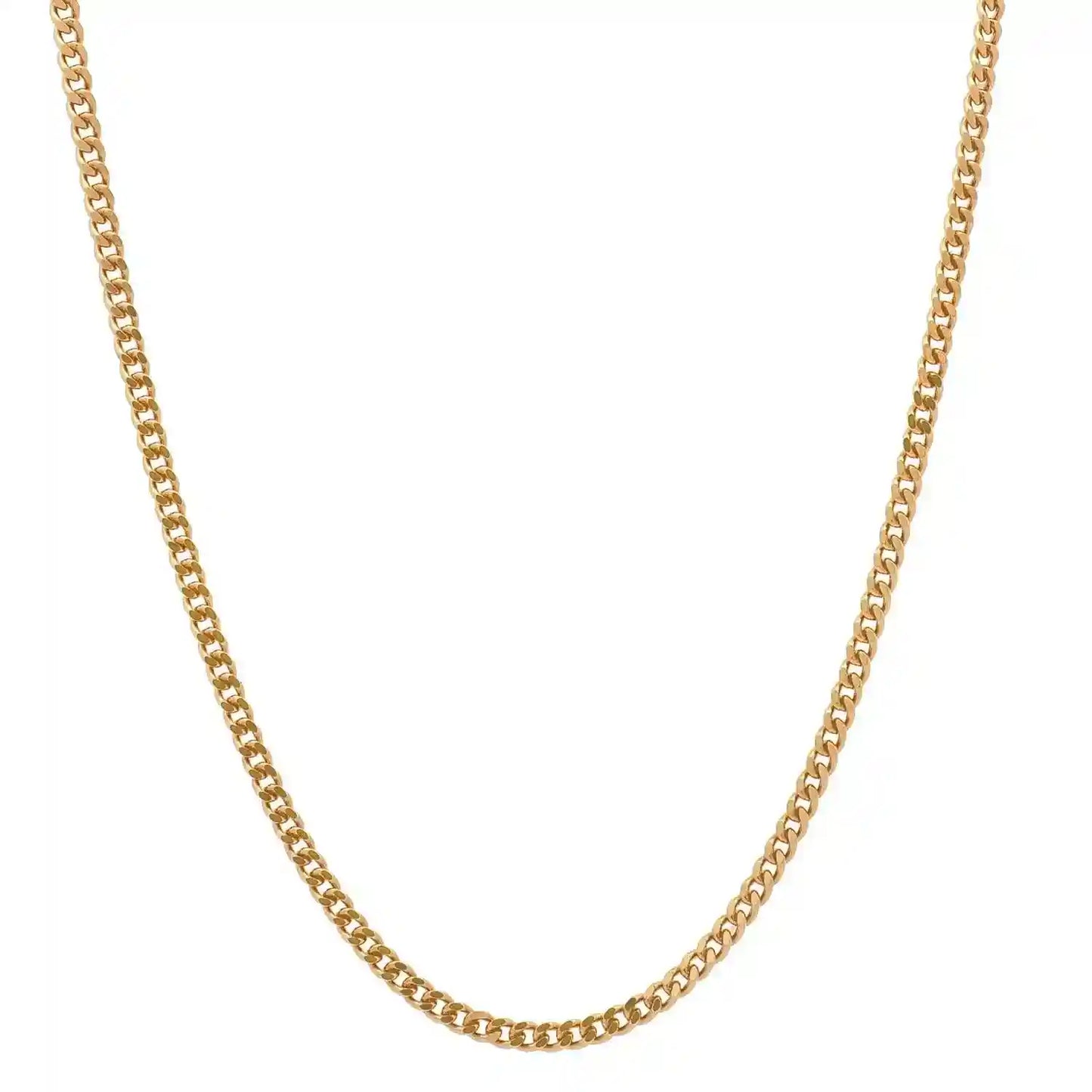 Goldkette Panzerkette Breite 1,1mm - 750-18 Karat Gold