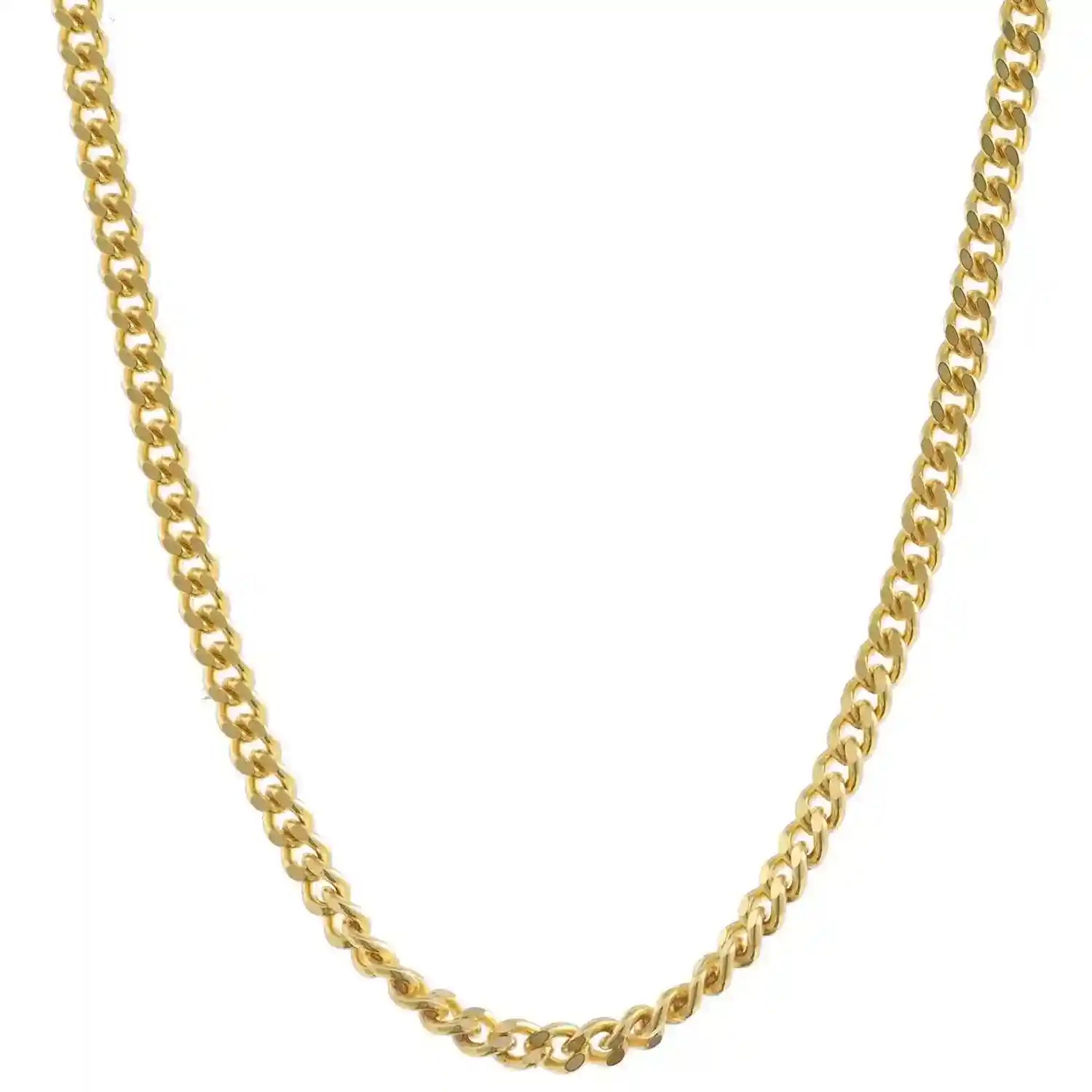 Goldkette Panzerkette Breite 1,6mm - 333-8 Karat Gold - Firma Holzenplotz - Silberketten-Goldketten.de 