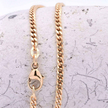 Goldkette Panzerkette Breite 2,5mm - 750-18 Karat Gold - Firma Holzenplotz - Silberketten-Goldketten.de 
