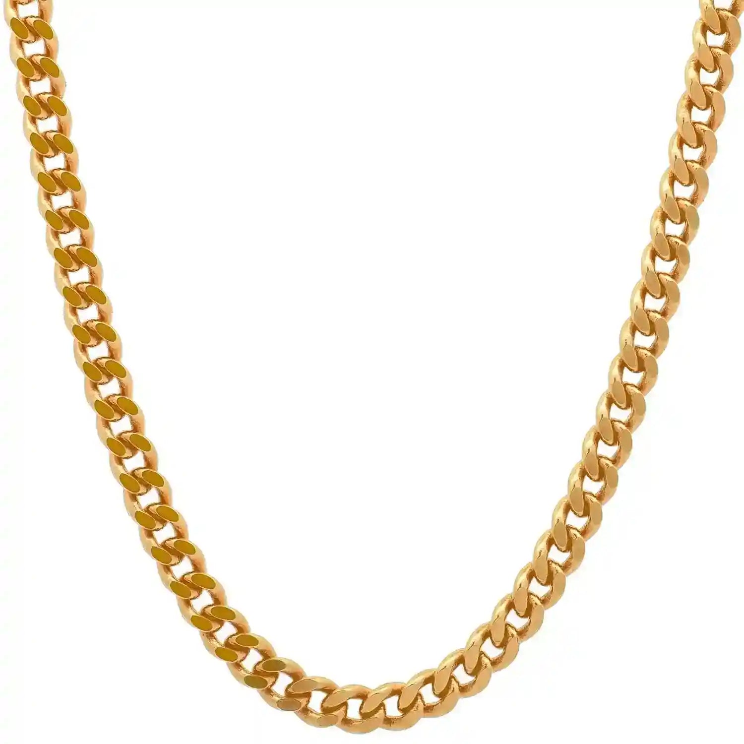Goldkette Panzerkette Breite 2,5mm - 750-18 Karat Gold - Firma Holzenplotz - Silberketten-Goldketten.de 