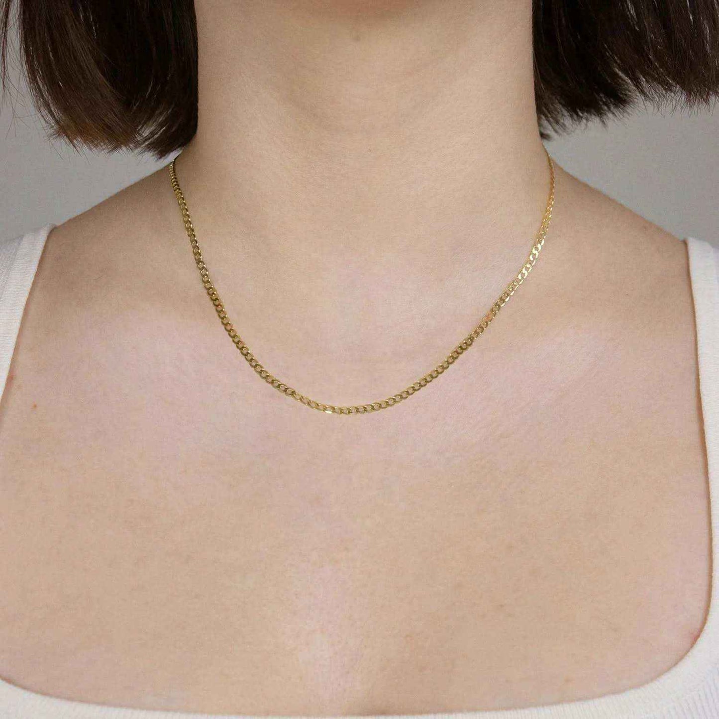 Goldkette Panzerkette Breite 2,6mm - 333-8 Karat Gold - Firma Holzenplotz - Silberketten-Goldketten.de 