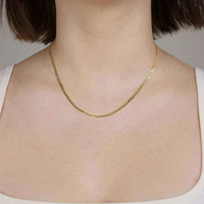 Goldkette Panzerkette Breite 2,6mm - 333-8 Karat Gold - Firma Holzenplotz - Silberketten-Goldketten.de 