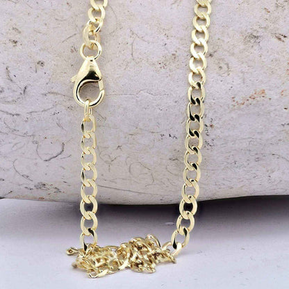 Goldkette Panzerkette Breite 2,6mm - 333-8 Karat Gold - Firma Holzenplotz - Silberketten-Goldketten.de 