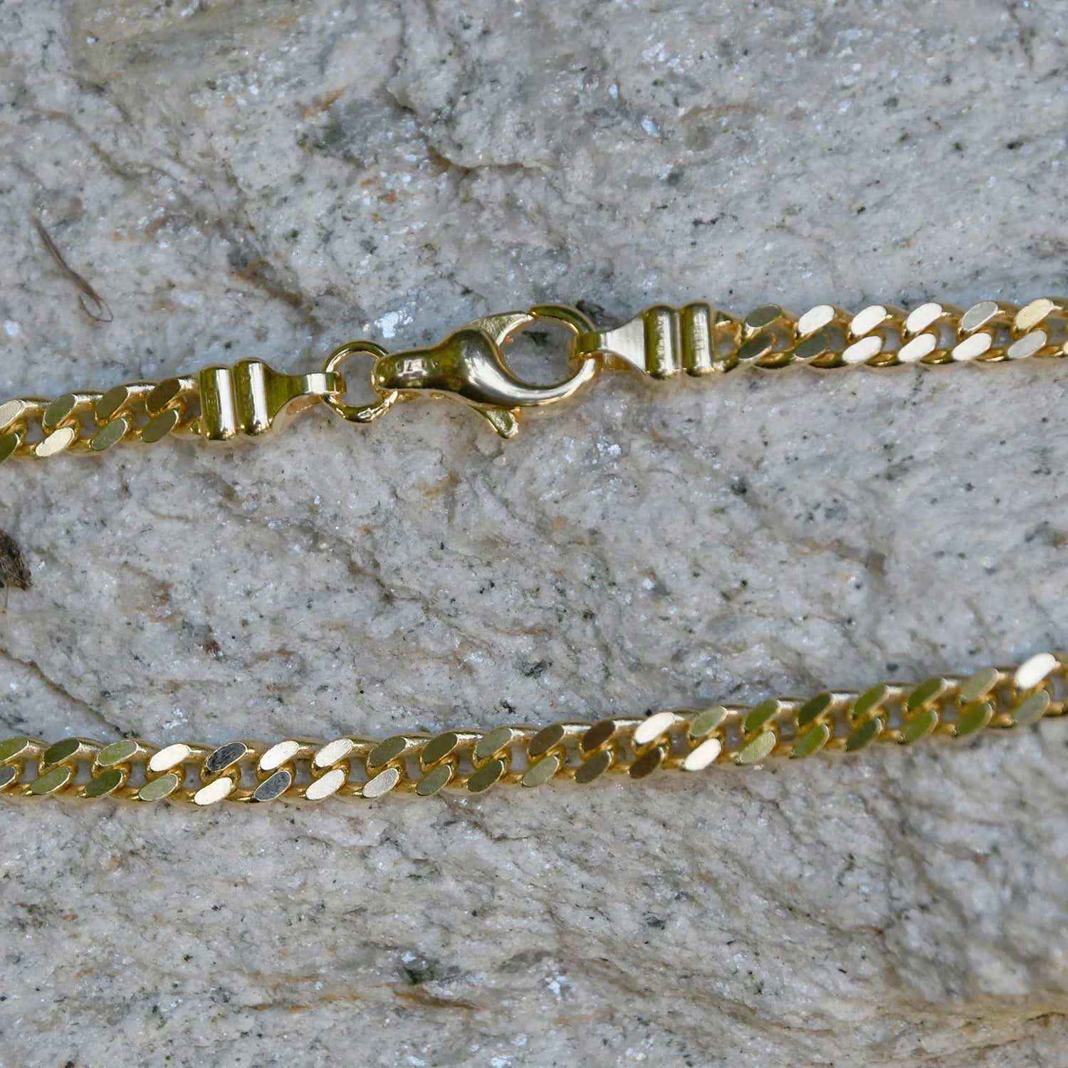 Goldkette Panzerkette Breite 3,0mm - 750-18 Karat Gold - Firma Holzenplotz - Silberketten-Goldketten.de 
