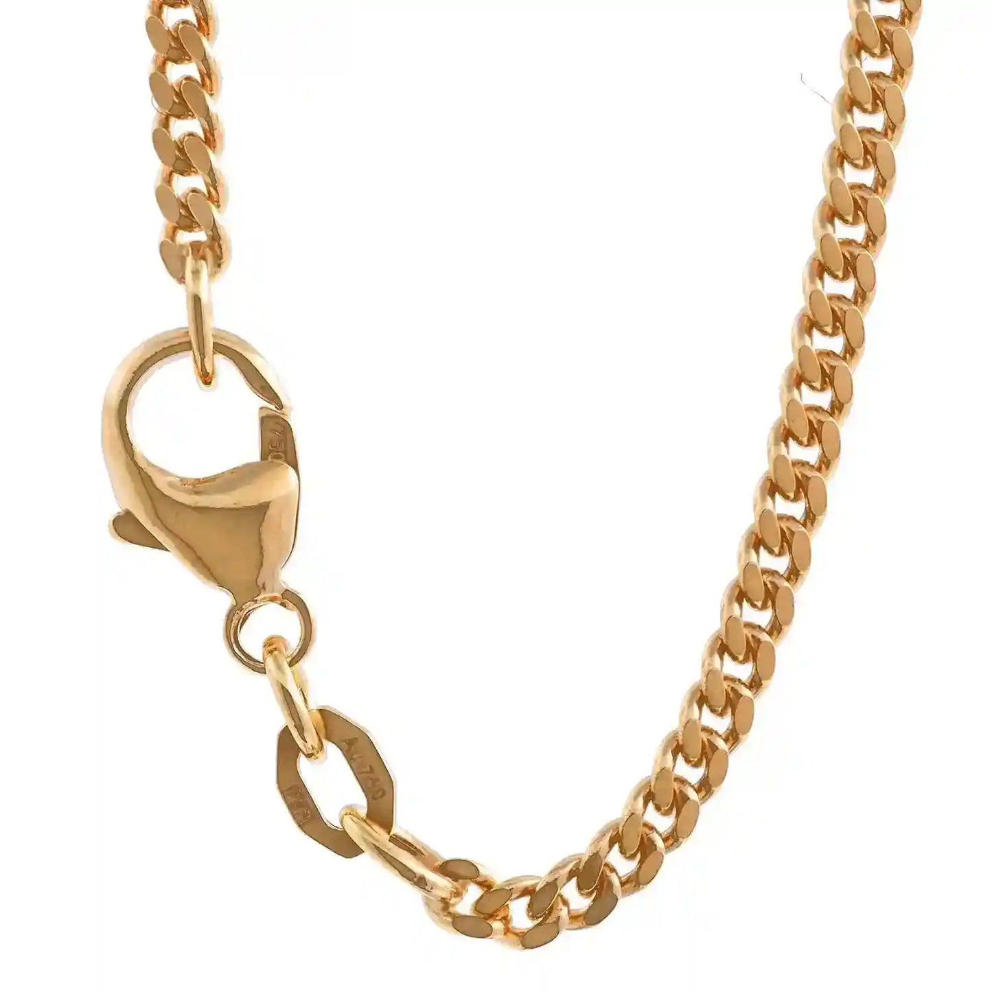 Goldkette Panzerkette Breite 3,0mm - 750-18 Karat Gold - Firma Holzenplotz - Silberketten-Goldketten.de 