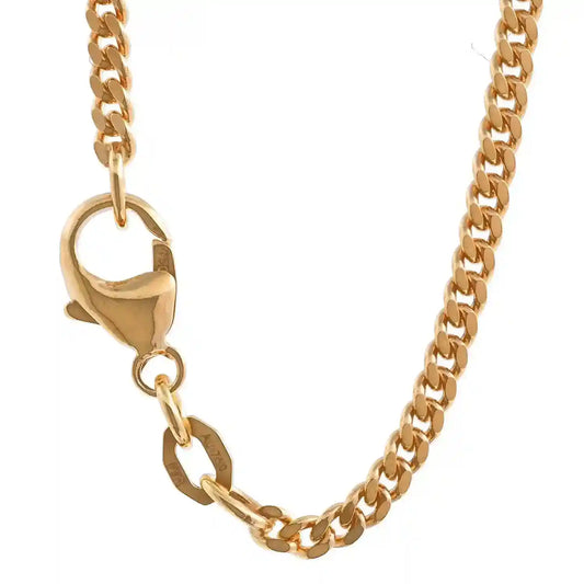 Goldkette Panzerkette Breite 3,0mm - 750-18 Karat Gold - Firma Holzenplotz - Silberketten-Goldketten.de 