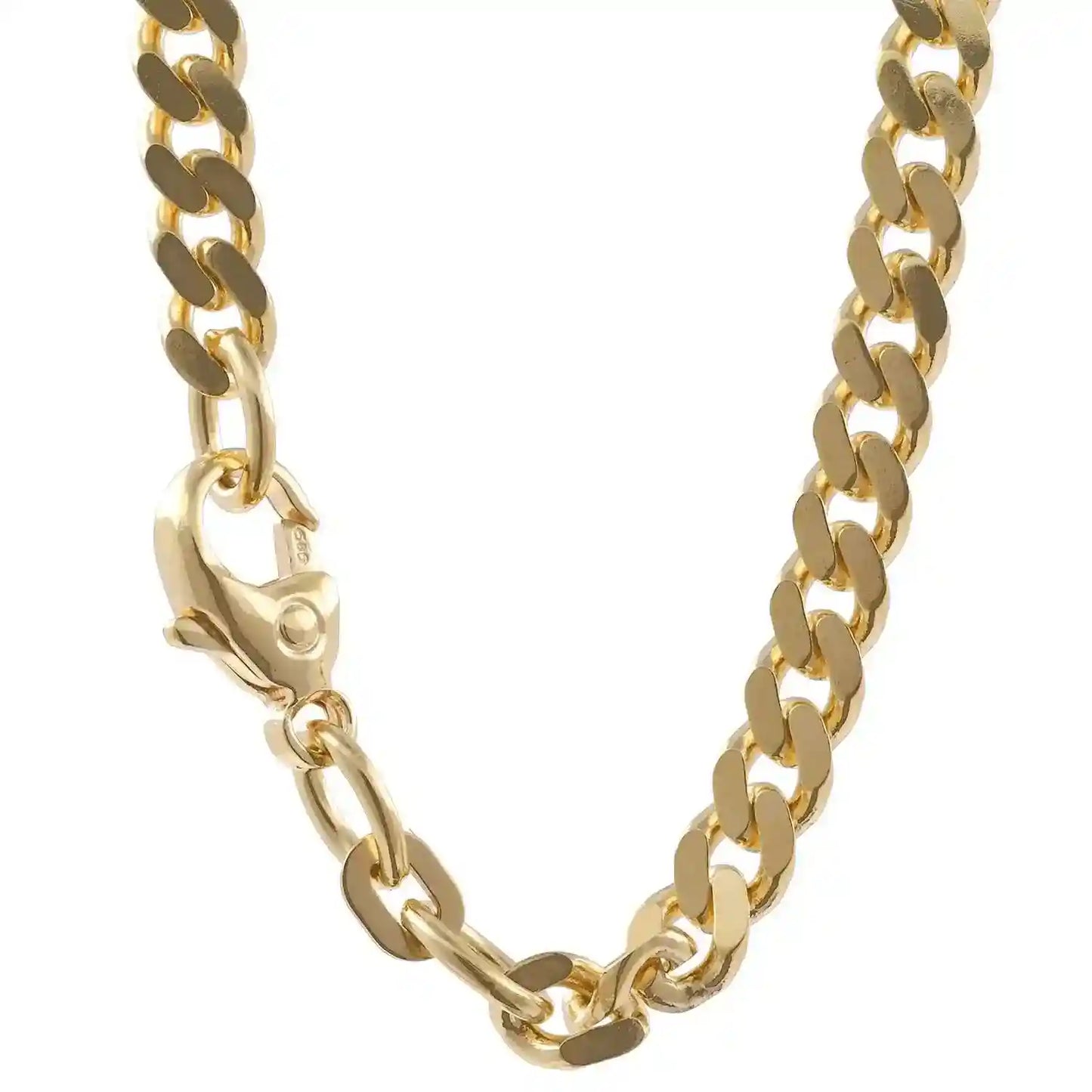 Goldkette Panzerkette Breite 4,1mm - 585-14 Karat Gold