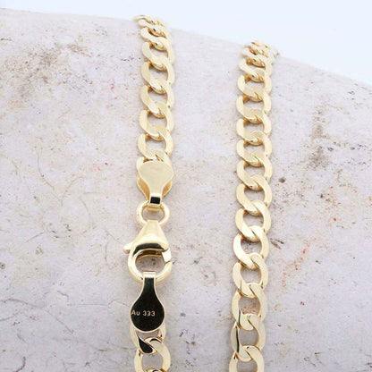 Goldkette Panzerkette Breite 5,0mm - 333-8 Karat Gold