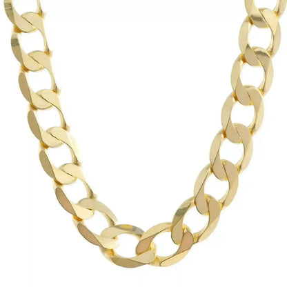 5,0 mm weit 585 14 Karat Gold Halskette Panzerkette massiv Gold hochwertige Goldkette  Länge frei wählbar