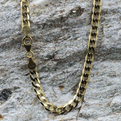 Goldkette Panzerkette Breite 5,0mm - 585-14 Karat Gold
