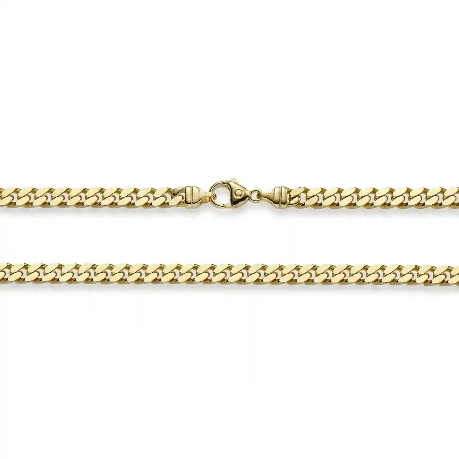 Goldkette Panzerkette Breite 5,0mm - 750-18 Karat Gold - Firma Holzenplotz - Silberketten-Goldketten.de 