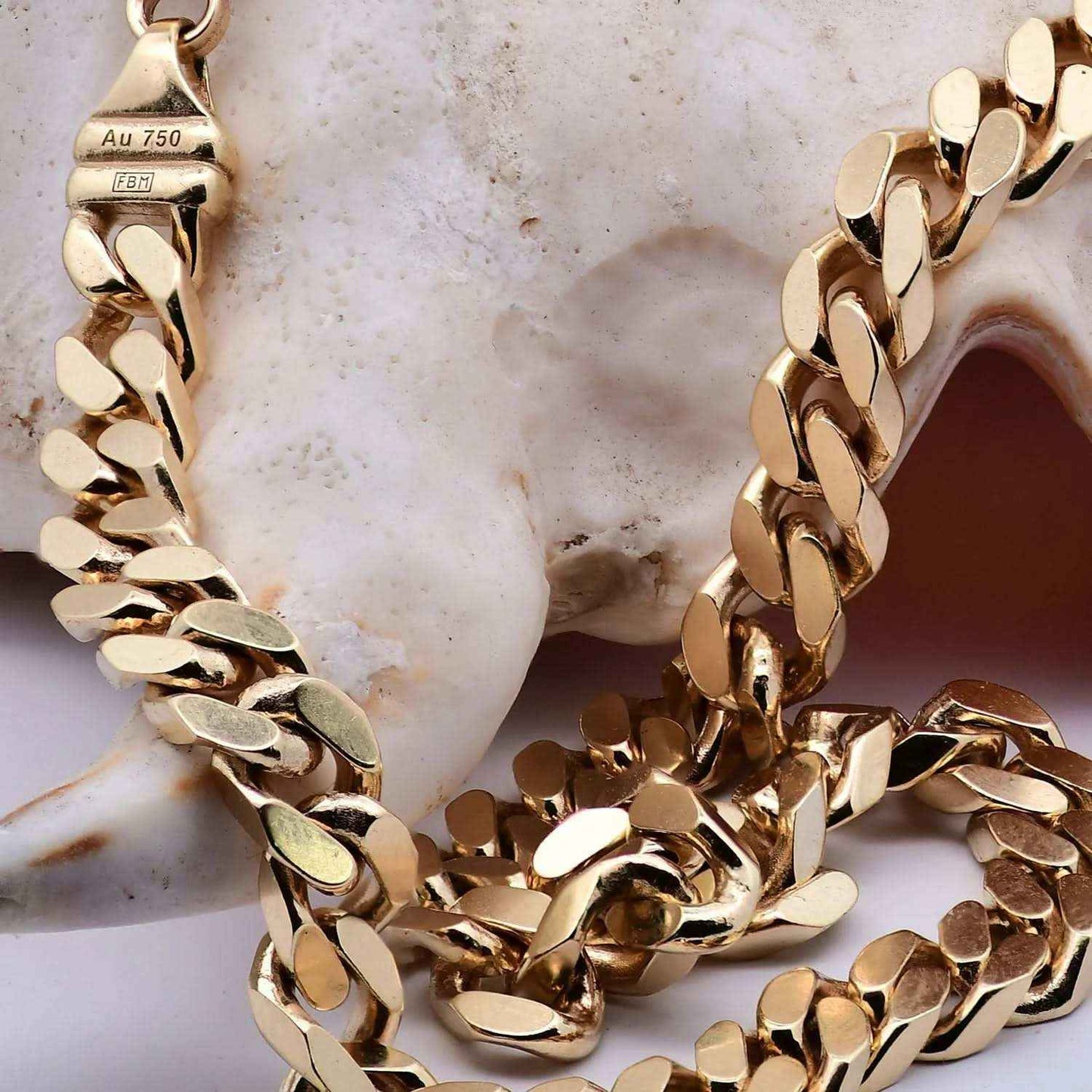 Goldkette Panzerkette Breite 6,0mm - 750-18 Karat Gold