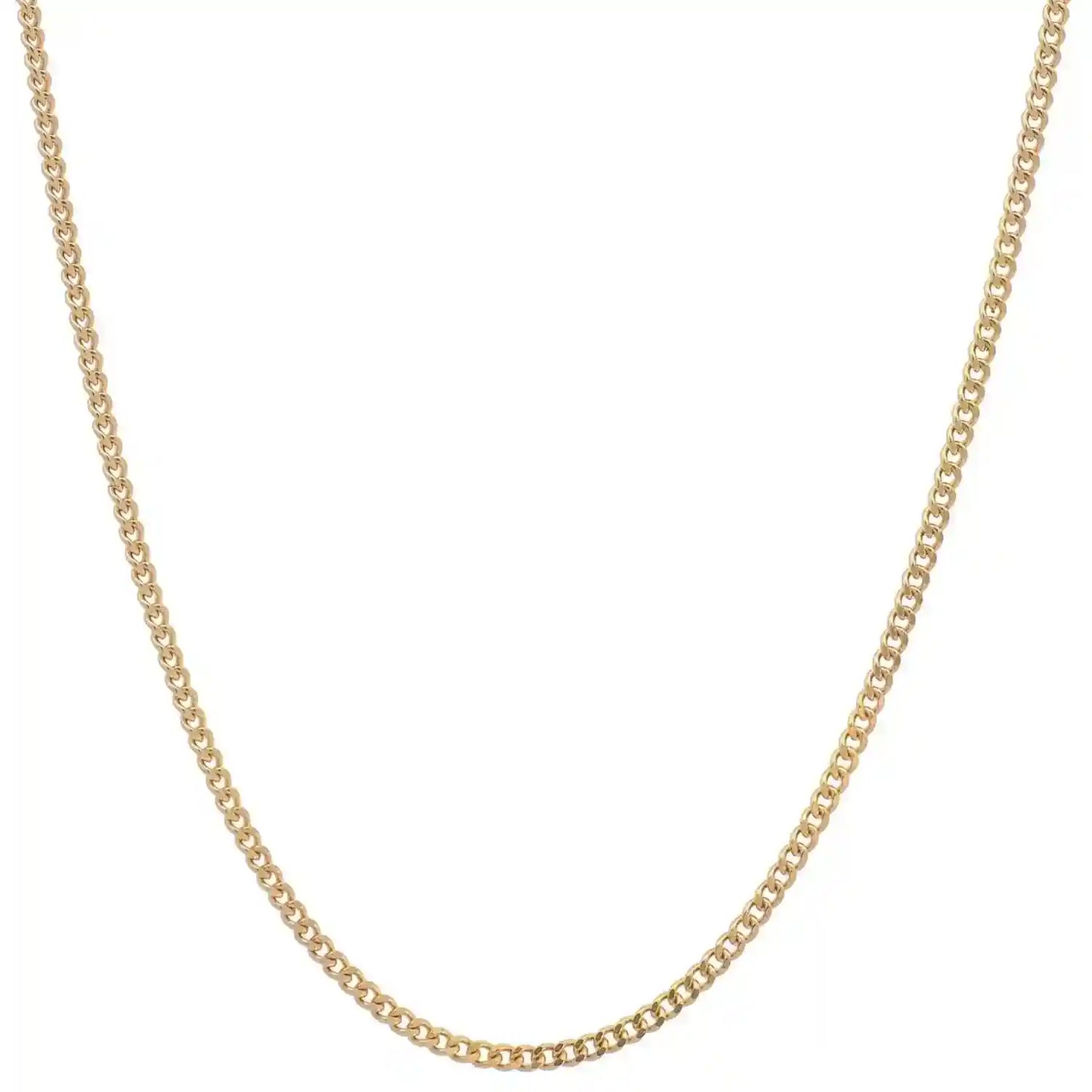 Goldkette Panzerkette Halskette Breite 0,8 mm massiv 585-14 Karat Gold
