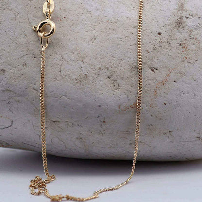 Goldkette Panzerkette Halskette Breite 1,1 mm massiv 585-14 Karat Gold