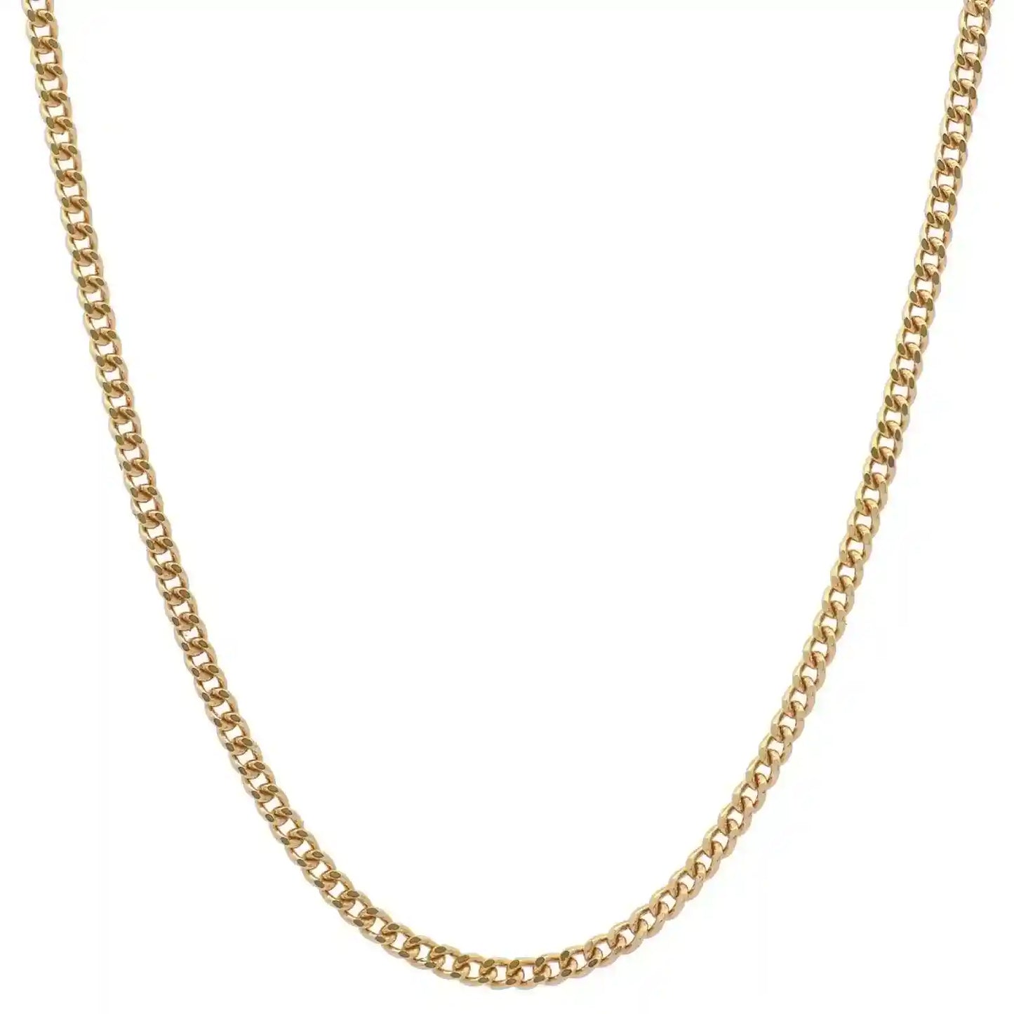 Goldkette Panzerkette Halskette Breite 1,1 mm massiv 585-14 Karat Gold