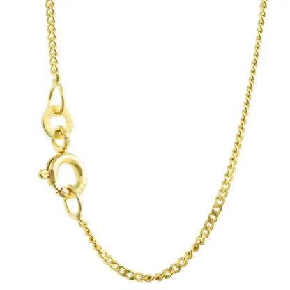 Goldkette Panzerkette Halskette Breite 1,2 mm massiv 333 -8 Karat Gold - Firma Holzenplotz - Silberketten-Goldketten.de 