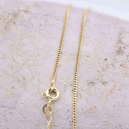 Goldkette Panzerkette Halskette Breite 1,2 mm massiv 333 -8 Karat Gold - Firma Holzenplotz - Silberketten-Goldketten.de 