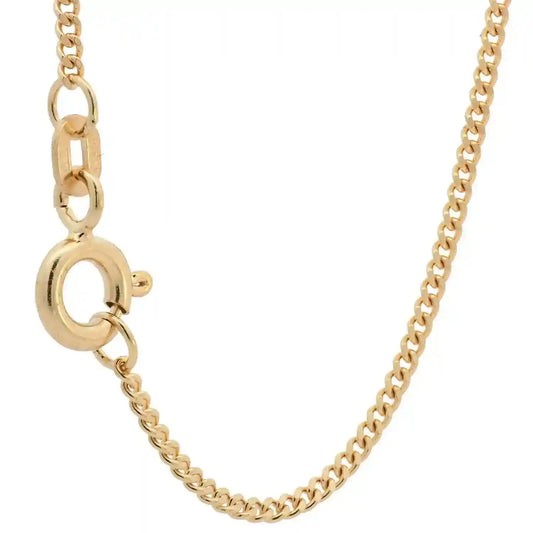 Goldkette Panzerkette Halskette Breite 1,4 mm massiv 585-14 Karat Gold - Firma Holzenplotz - Silberketten-Goldketten.de 