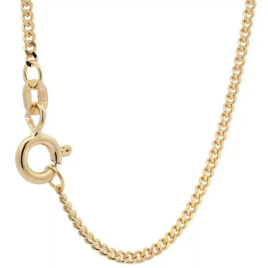 Goldkette Panzerkette Halskette Breite 1,6 mm massiv 585-14 Karat Gold - Firma Holzenplotz - Silberketten-Goldketten.de 