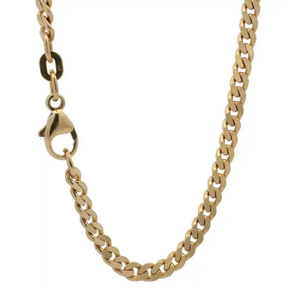 Goldkette Panzerkette Halskette Breite 2,5 mm massiv 585-14 Karat Gold