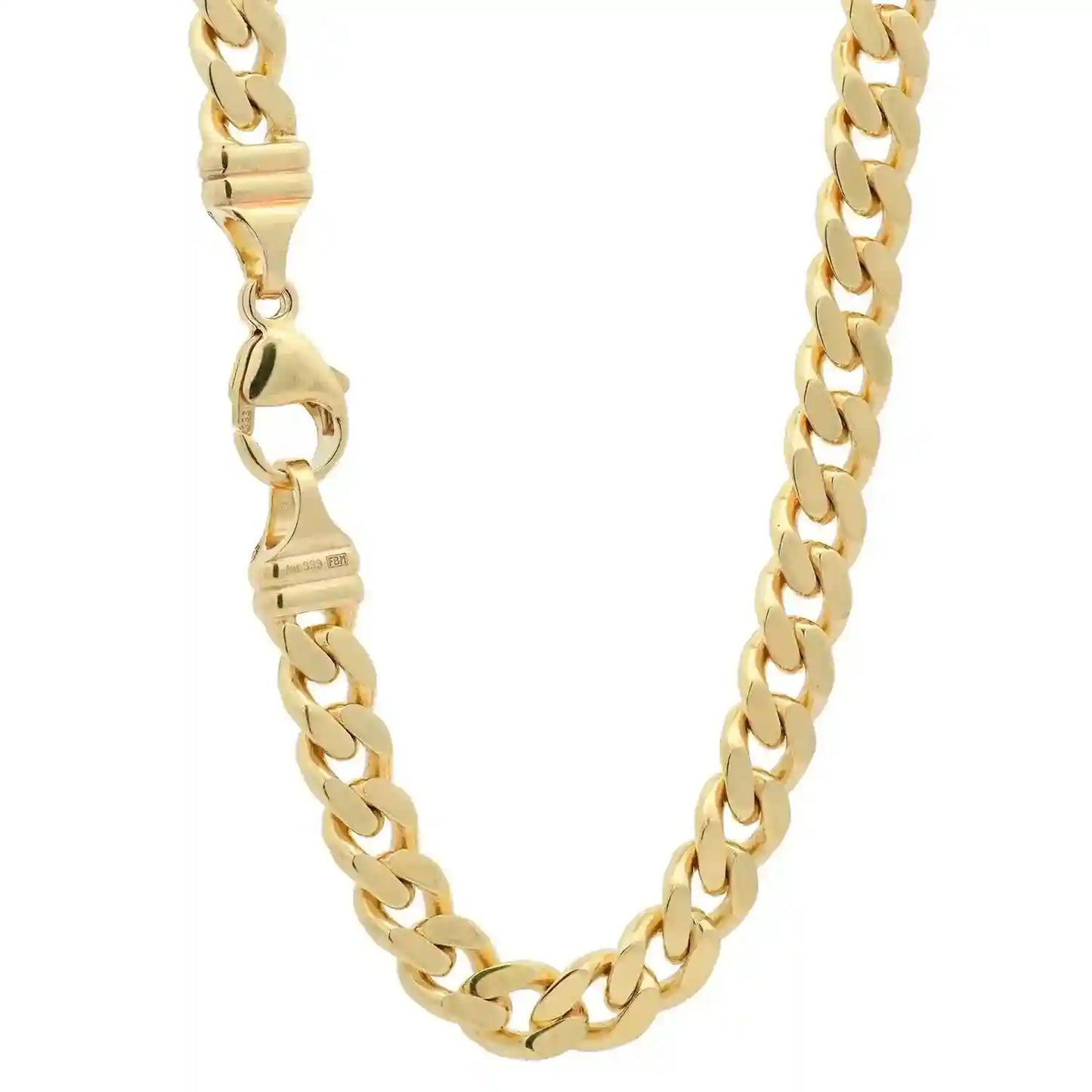 Goldkette Panzerkette Halskette Breite 6,0 mm massiv 333 -8 Karat Gold