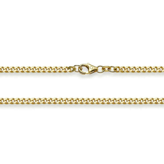 3,0 mm 19 cm 750 - 18 Karat Gold Armkette Panzerkette 2-seitig diamantiert massiv Gold hochwertige Goldkette 8,4 g