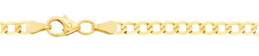 Goldkette Panzerkette Länge 19cm - Breite 3,1mm - 333-8 Karat Gold