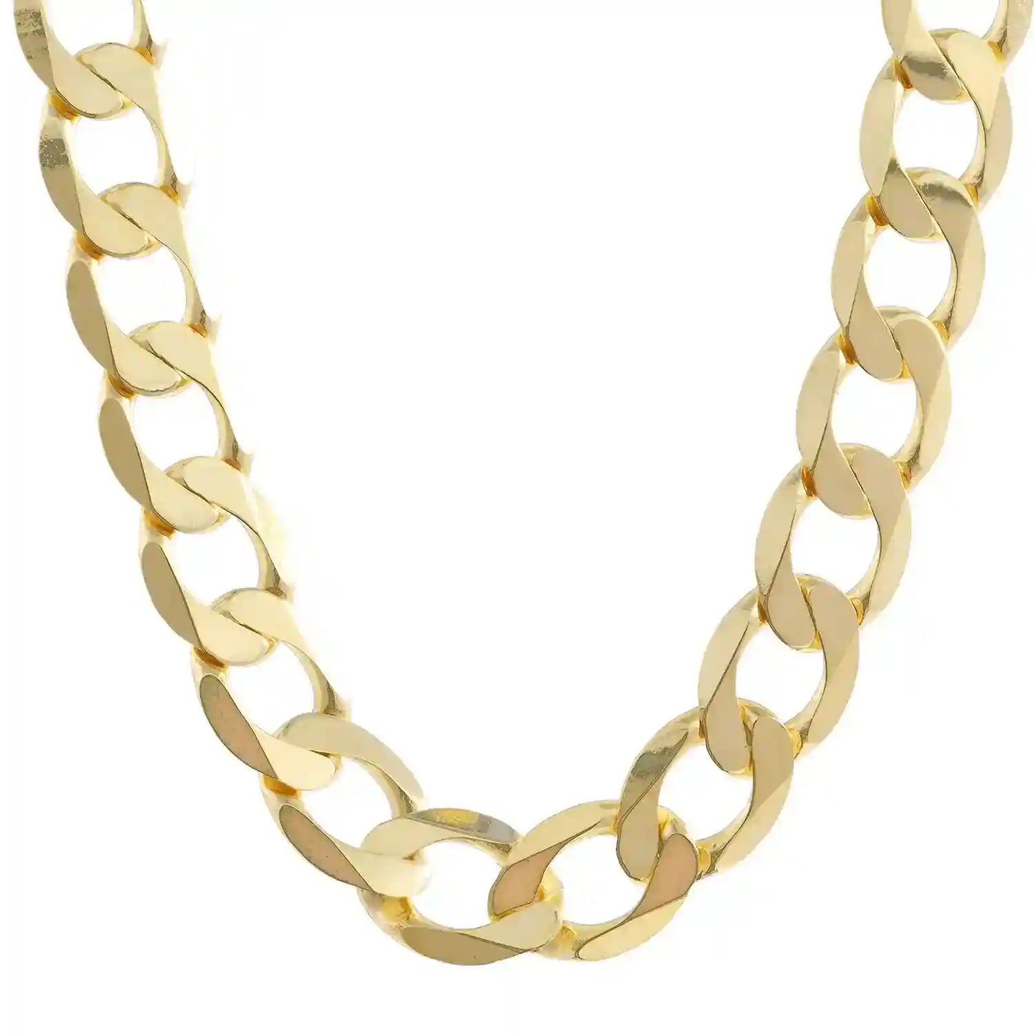 5,0 mm 19 cm 585 - 14 Karat Gold Armkette Panzerkette massiv Gold hochwertige Goldkette 6 g
