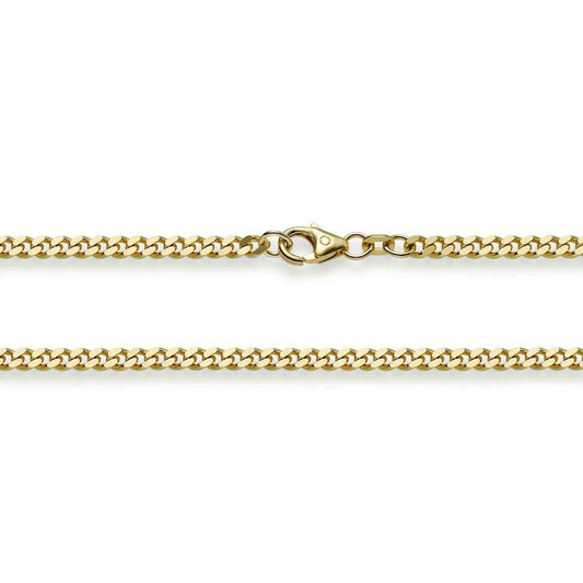 Goldkette Panzerkette Länge 21cm - Breite 3,0mm - 585-14 Karat Gold