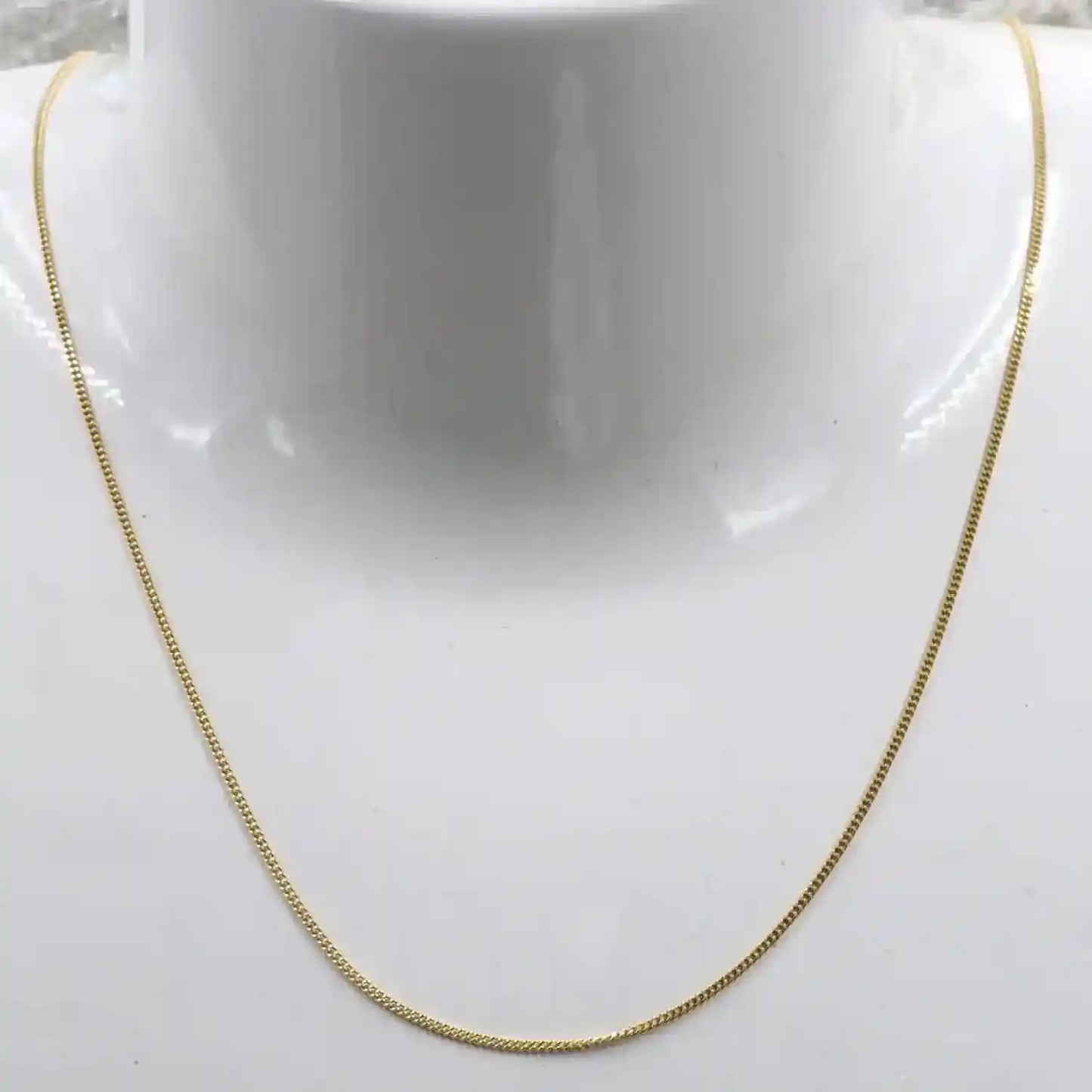 Goldkette Panzerkette Länge 36cm - Breite 0,8mm - 585-14 Karat Gold
