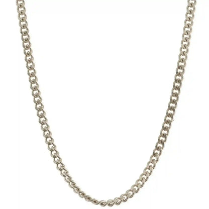 Goldkette Panzerkette Länge 36cm - Breite 1,4mm - 333-8 Karat Weißgold