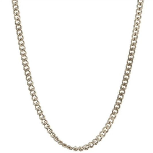 Goldkette Panzerkette Länge 36cm - Breite 1,4mm - 333-8 Karat Weißgold