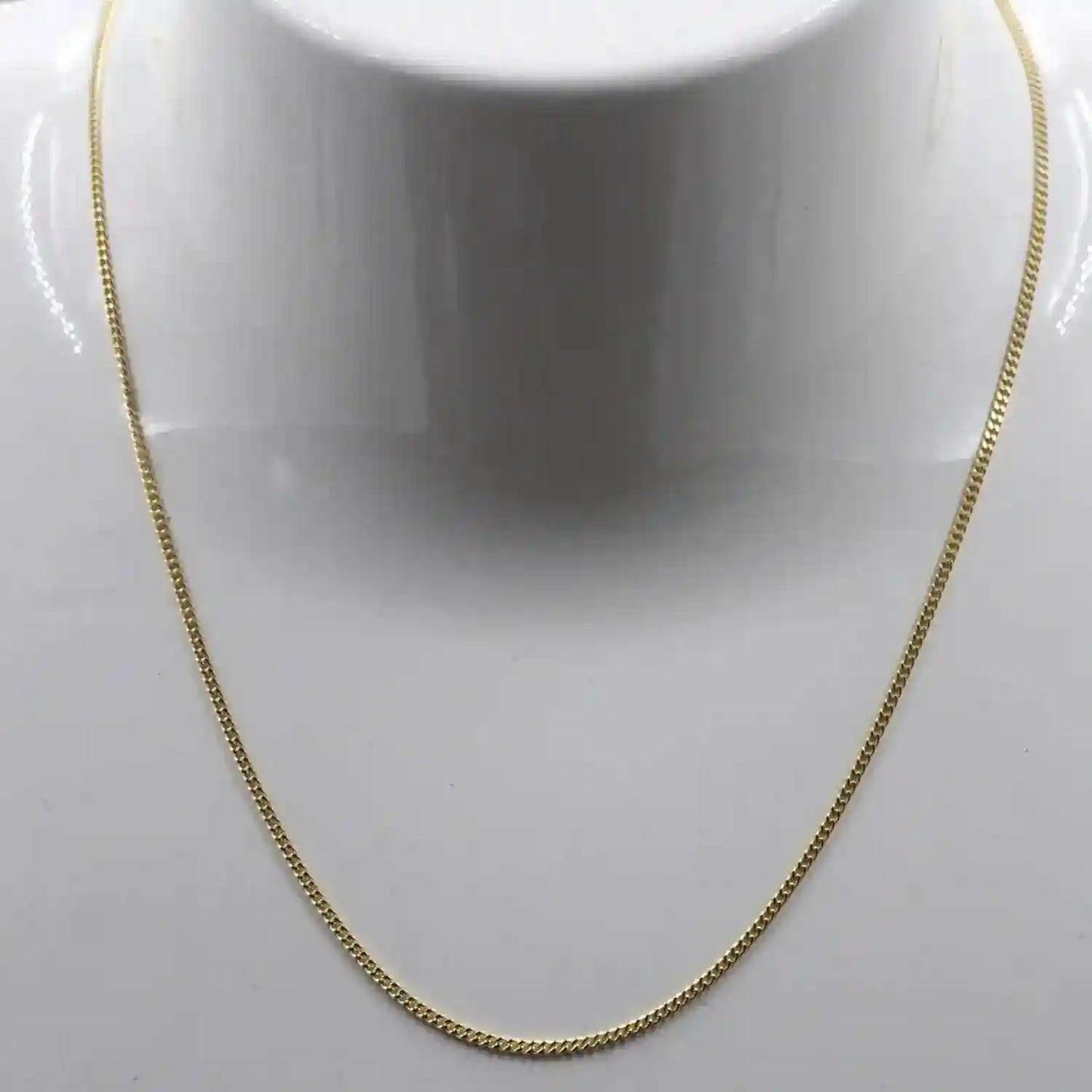 Goldkette Panzerkette Länge 38cm - Breite 1,1mm - 333-8 Karat Gold