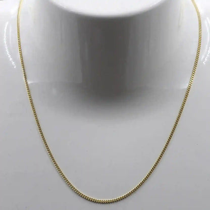 Goldkette Panzerkette Länge 38cm - Breite 1,1mm - 333-8 Karat Gold