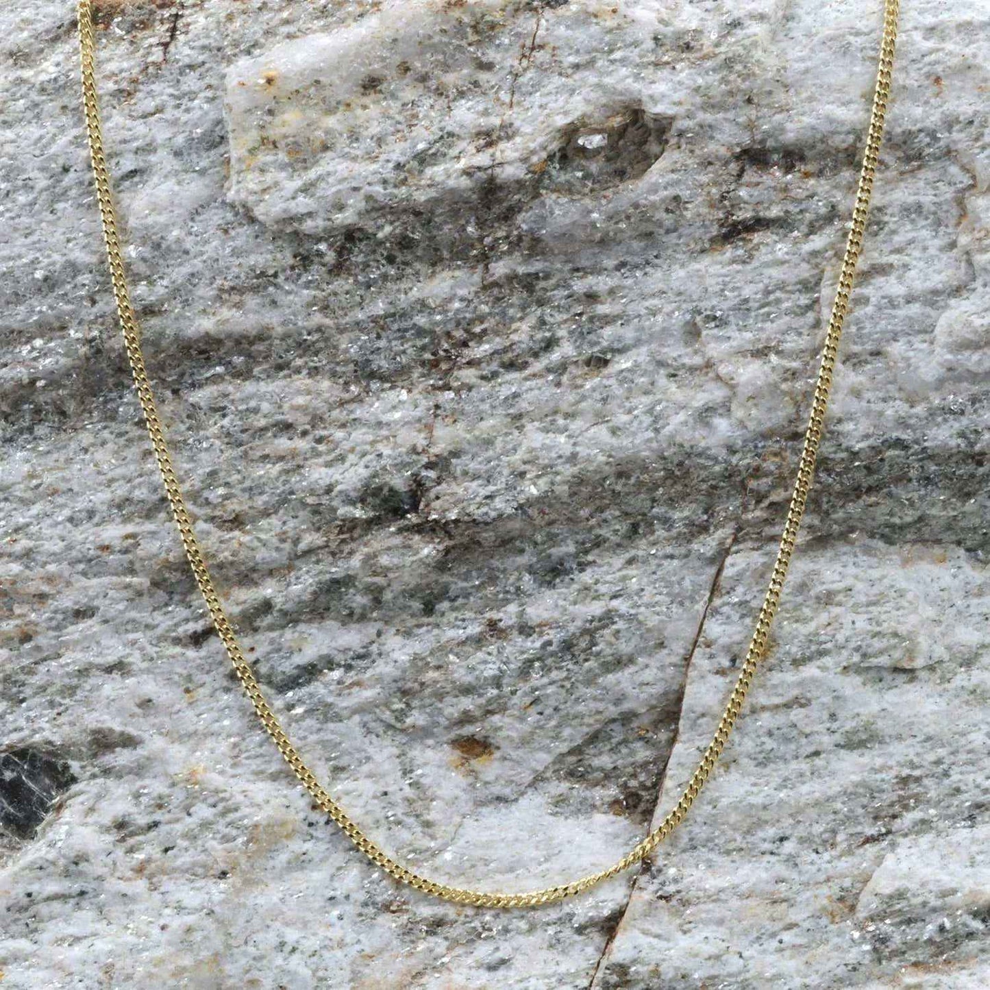 Goldkette Panzerkette Länge 38cm - Breite 1,1mm - 333-8 Karat Gold