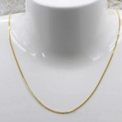 Goldkette Panzerkette Länge 38cm - Breite 1,1mm - 585-14 Karat Gold