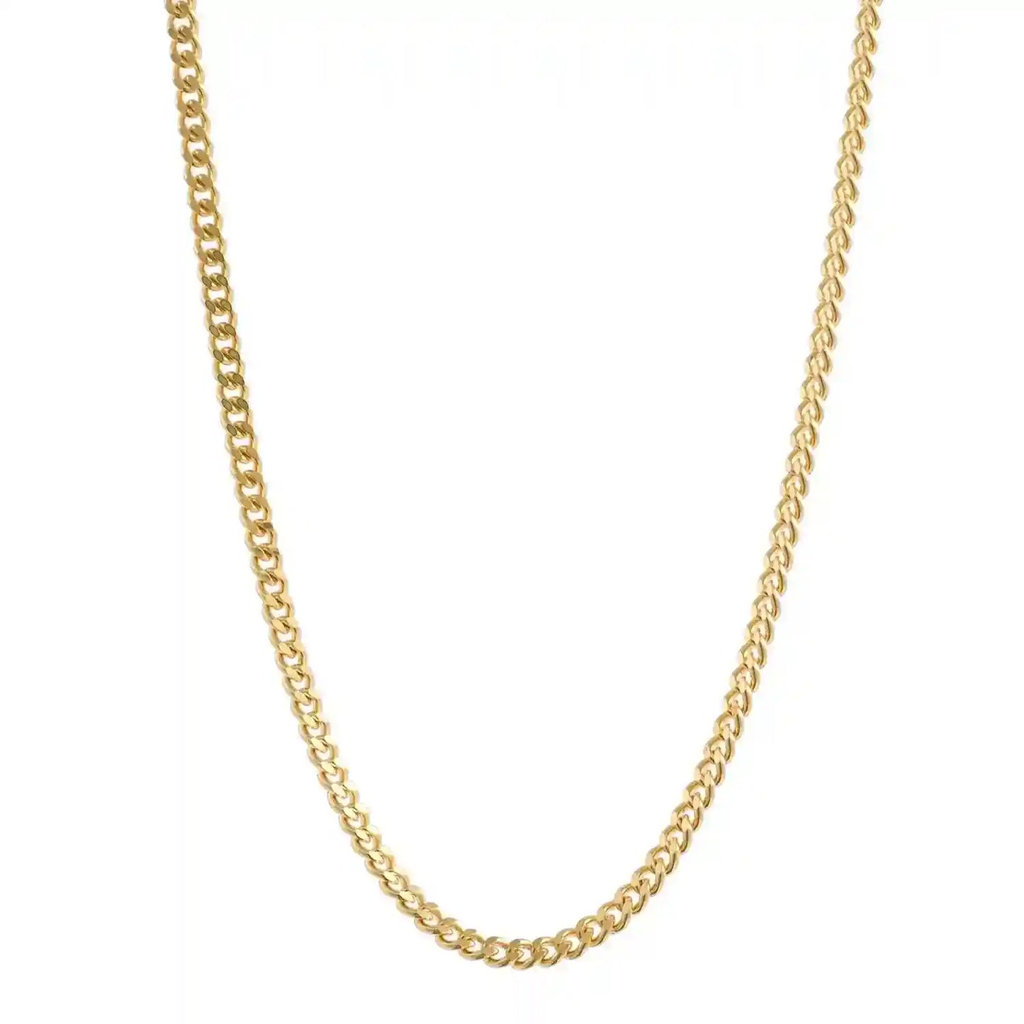 Goldkette Panzerkette Länge 38cm - Breite 1,1mm - 585-14 Karat Gold