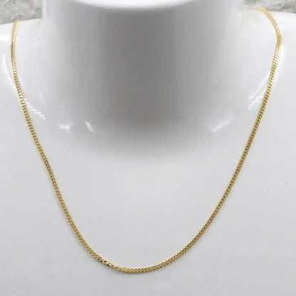 Goldkette Panzerkette Länge 38cm - Breite 1,2mm - 585-14 Karat Gold
