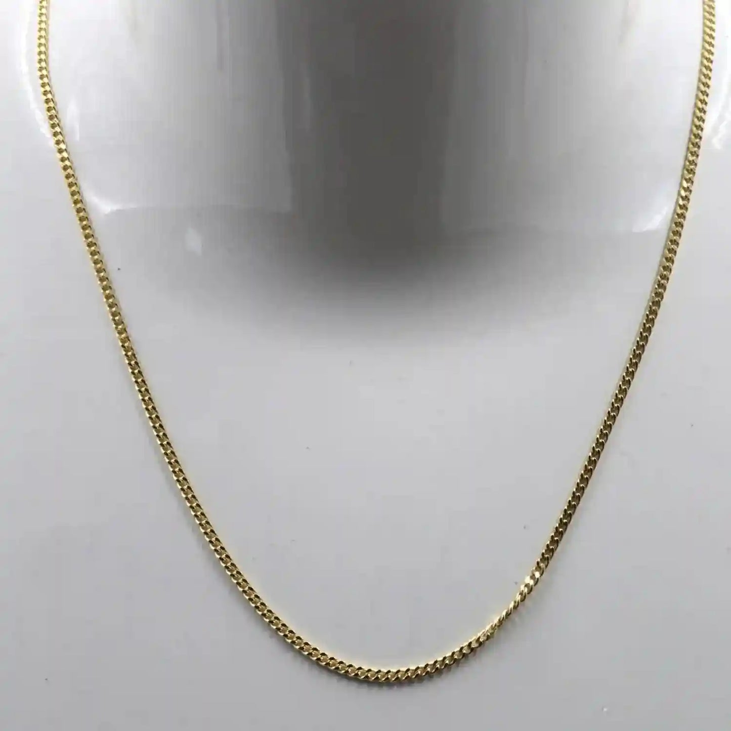Goldkette Panzerkette Länge 38cm - Breite 1,4mm - 333-8 Karat Gold ..